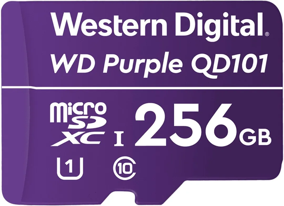 Western Digital WD Purple 256GB MicroSD - Bewakingscamera