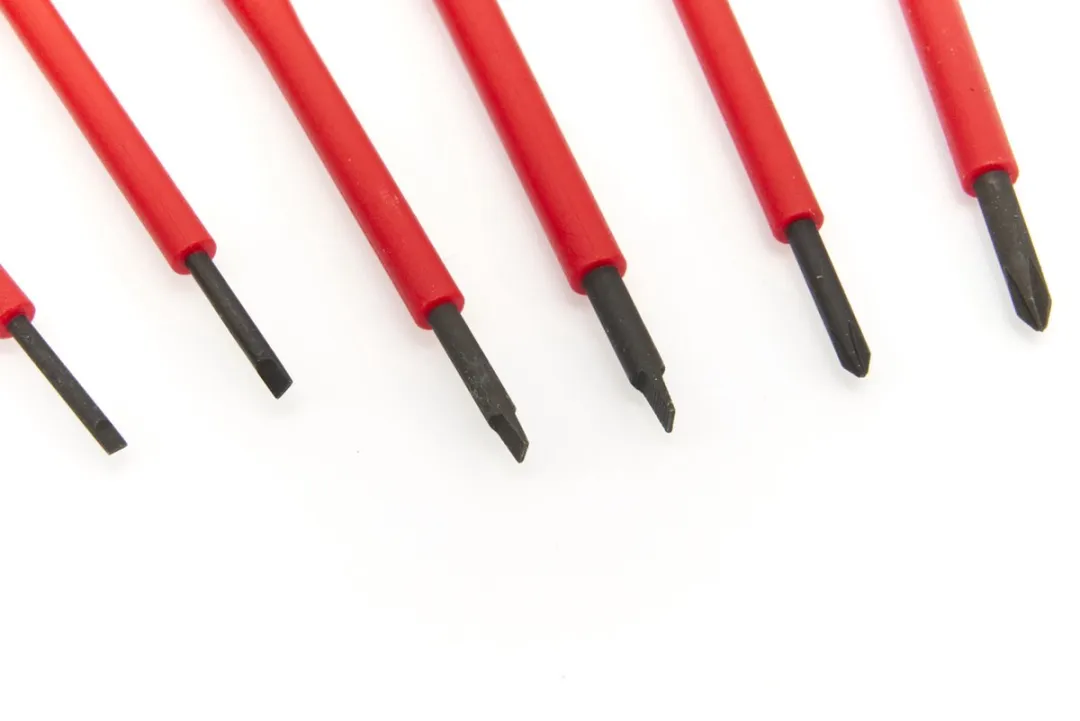HBM Machines 10754 VDE Precisie Schroevendraaierset - 6 Delig - Rood