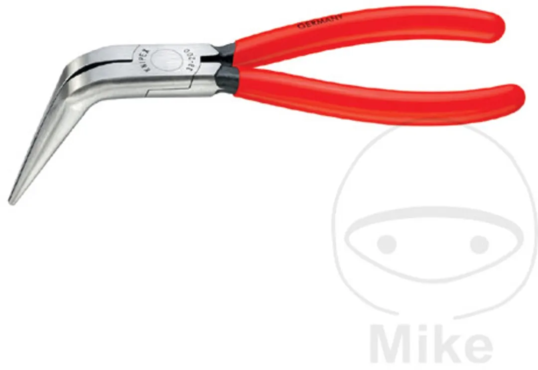 Knipex Mechanicatang 70° Platronde Bek 200mm - Rood/Zilver
