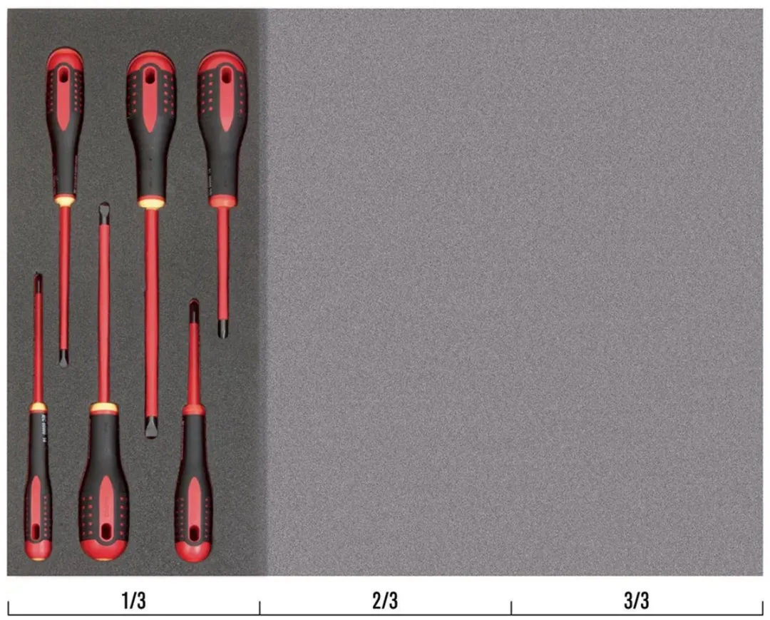 Bahco Insulated Schroevendraaierset 6-delig - Rood