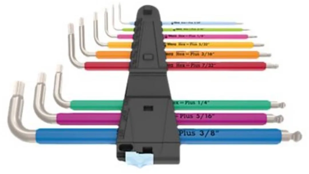 Wera 3950/9 Hex-Plus Inbus Haakse Schroevendraaierset - 3 maten