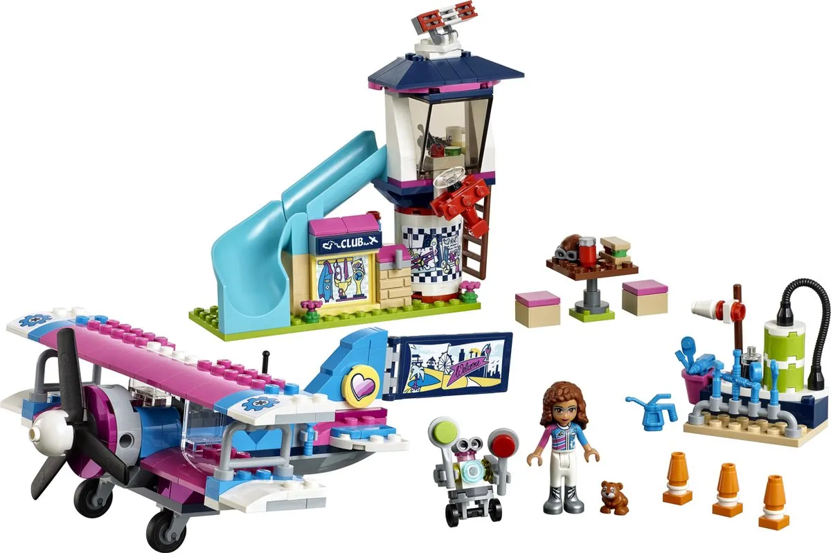 LEGO Friends Vliegtuigtour 41343 - 323 Stukken - Paars