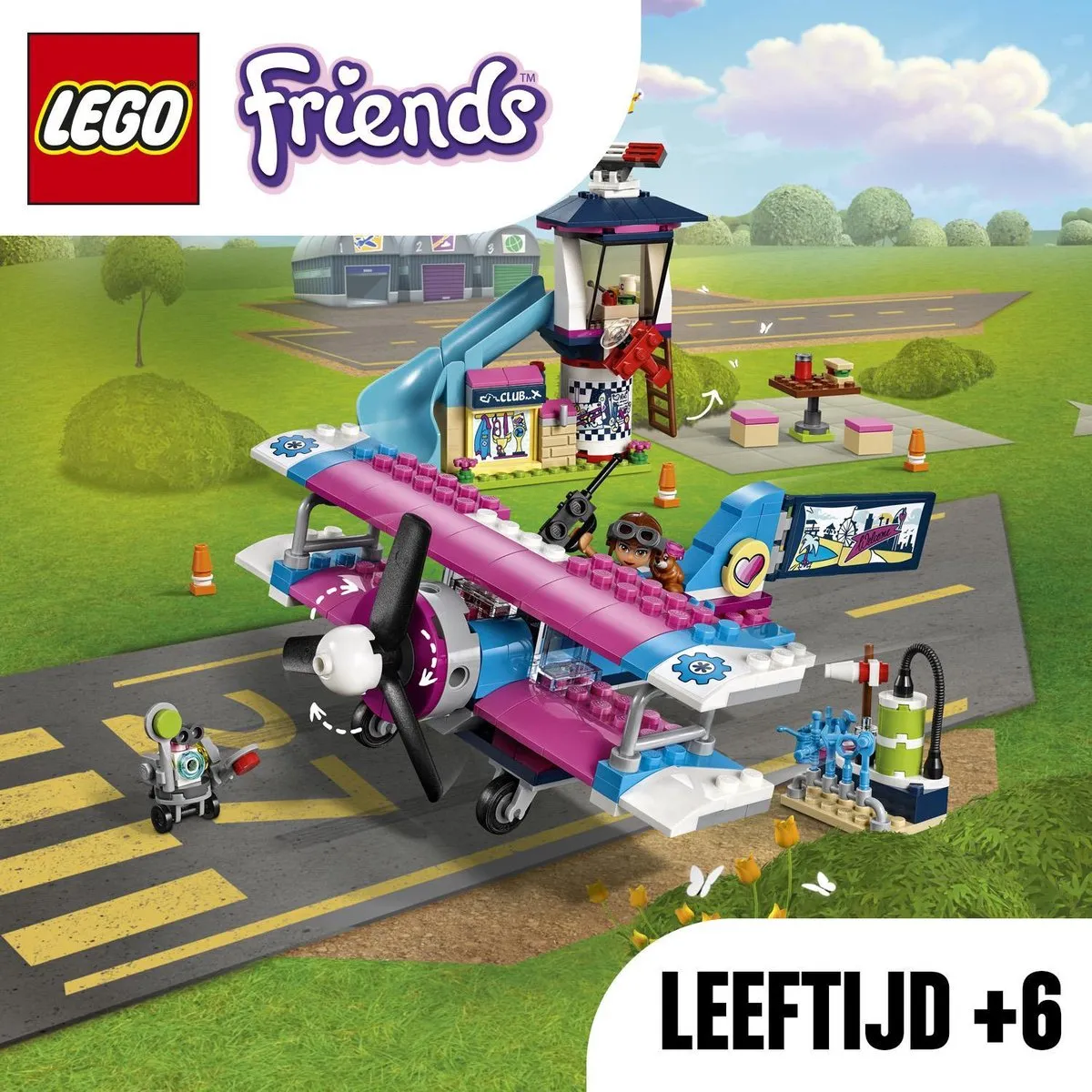 LEGO Friends Vliegtuigtour 41343 - 323 Stukken - Paars