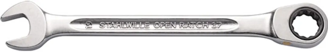 Stahlwille 40171010 Steek-ringratelsleutel 17F