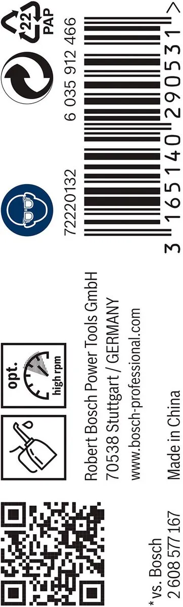 Bosch Professional ST. LINE 2.5mm HSS-G Boor - 10 Stuks
