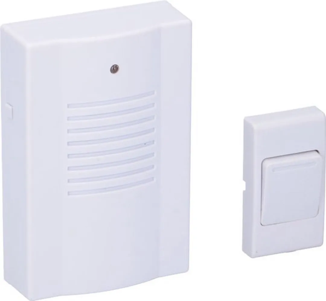 Grundig Draadloze Deurbel - 16 Melodieën - 30m Bereik - Wit