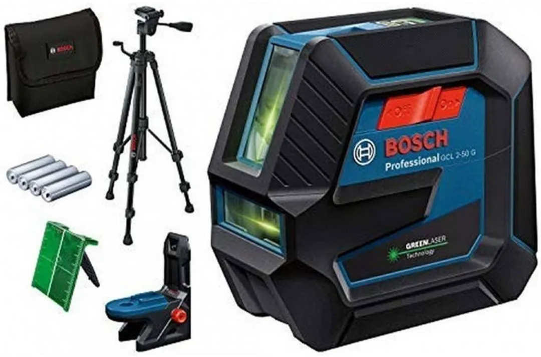 Bosch Professional GCL 2-50 G Combilaser - 4 Libellen - Zwart/Blauw/Groen