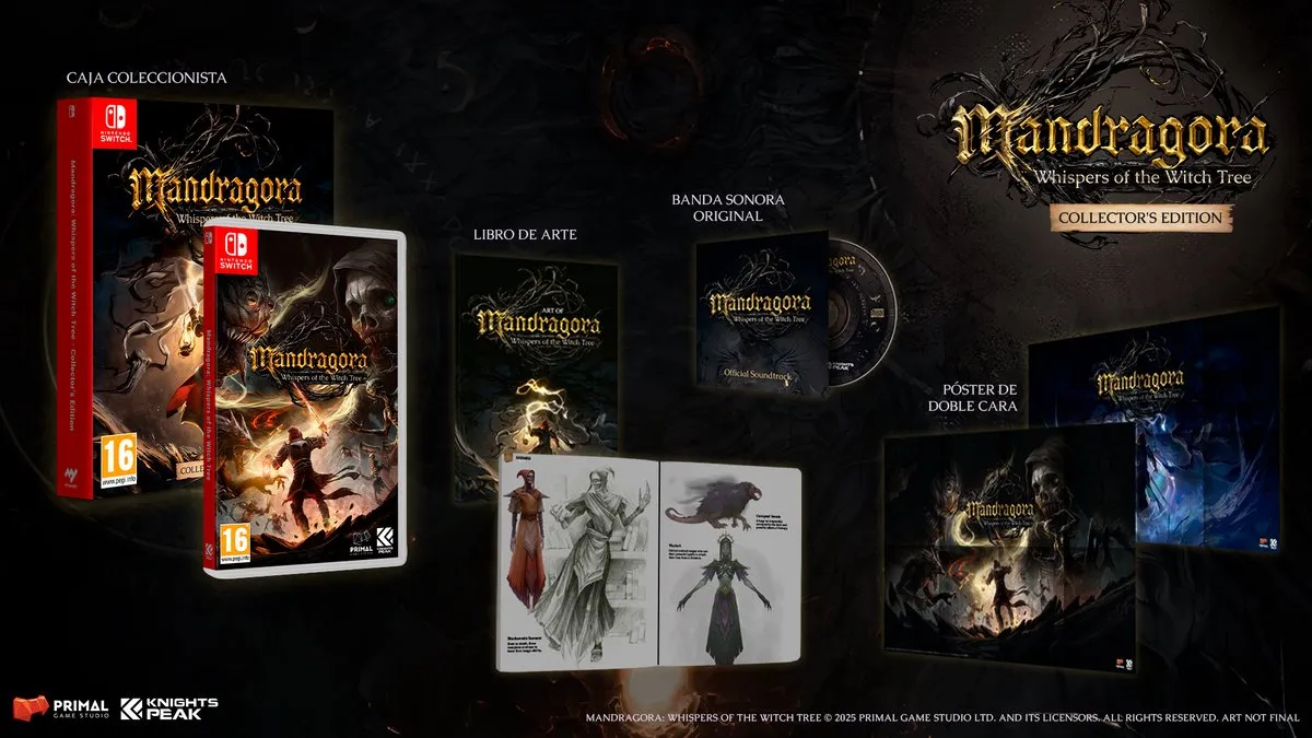 Mindscape Mandragora Whispers of the Witch Tree Collector's Edition Nintendo Switch