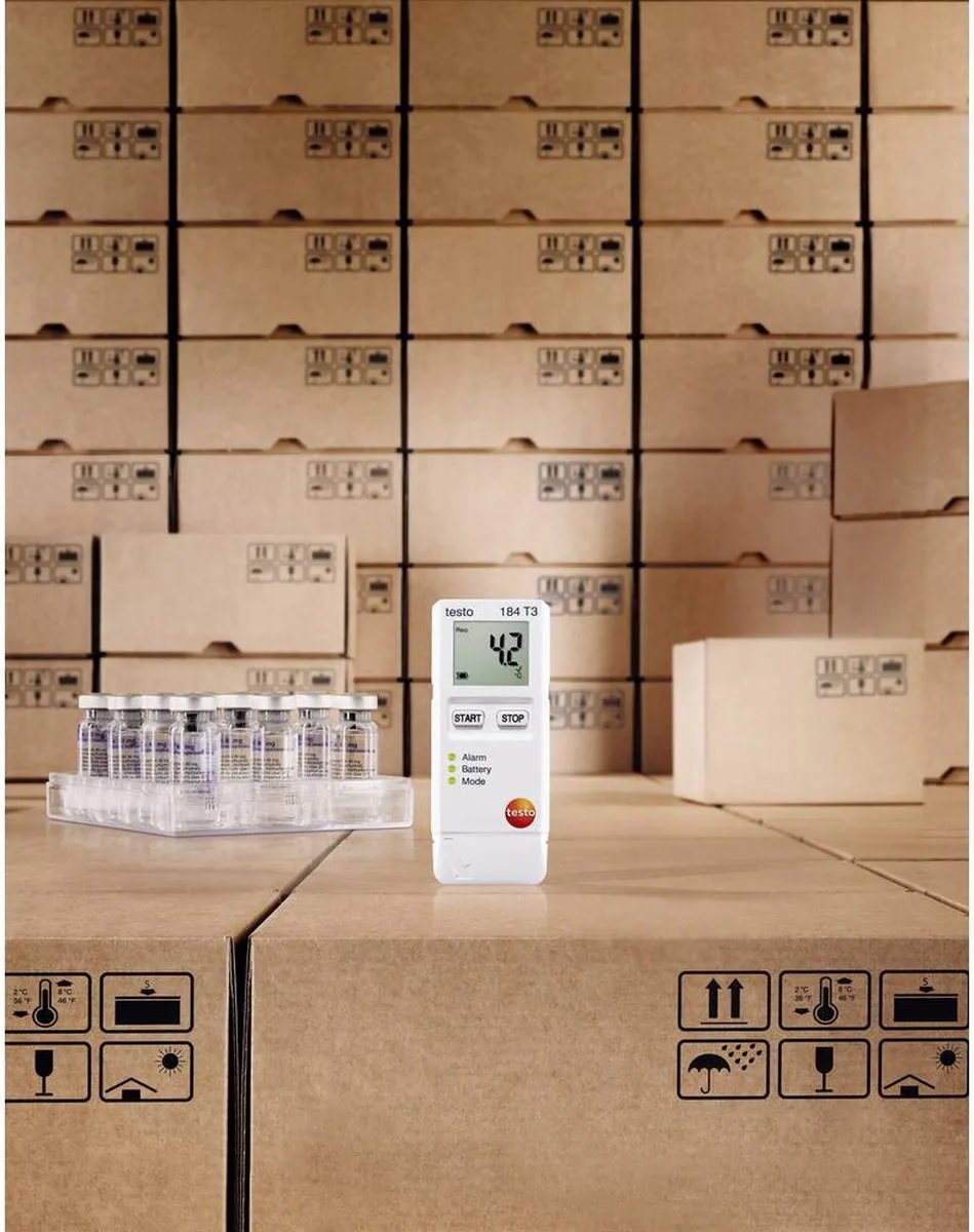 Testo 184 T3 Temperatuur Datalogger -35 tot +70°C