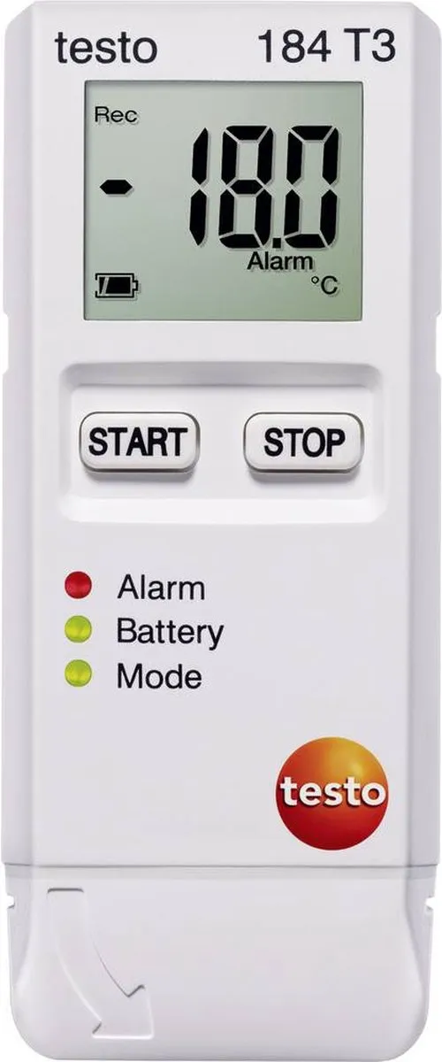 Testo 184 T3 Temperatuur Datalogger -35 tot +70°C