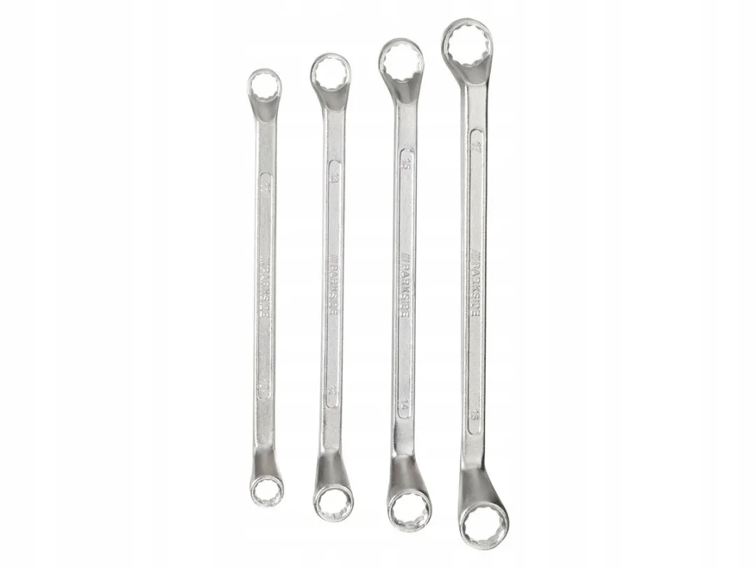 Parkside Dubbele Ringsteeksleutel Set 4 Stuks