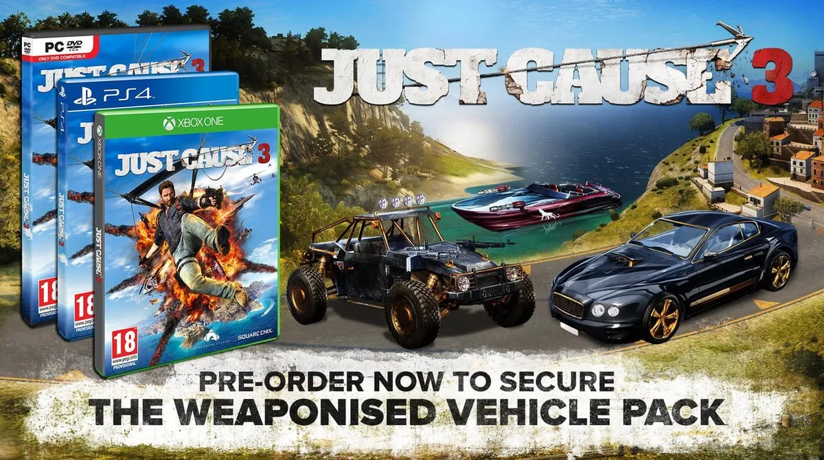 Square Enix Just Cause 3 Day One Edition - PS4