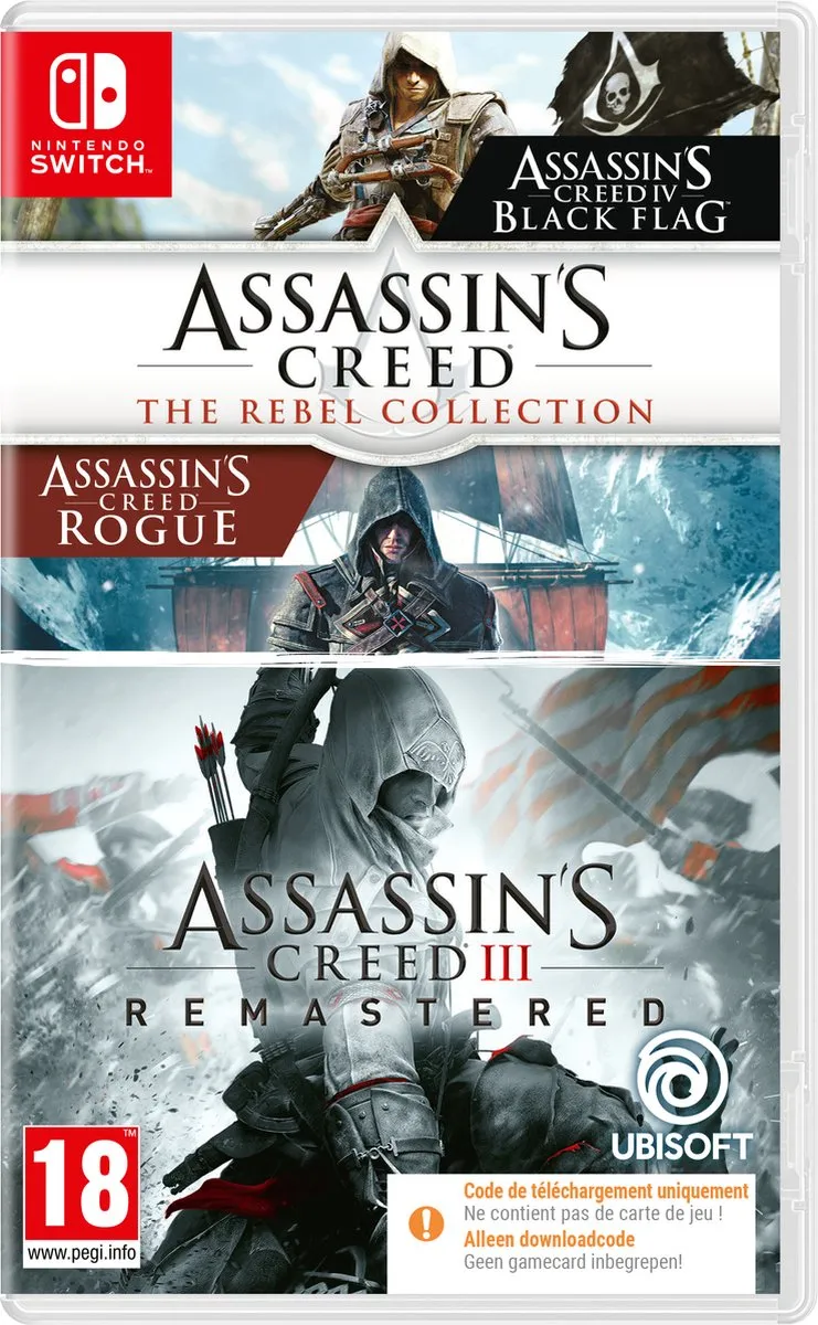 Ubisoft Assassin's Creed Rebel Collection Nintendo Switch - Downloadcode