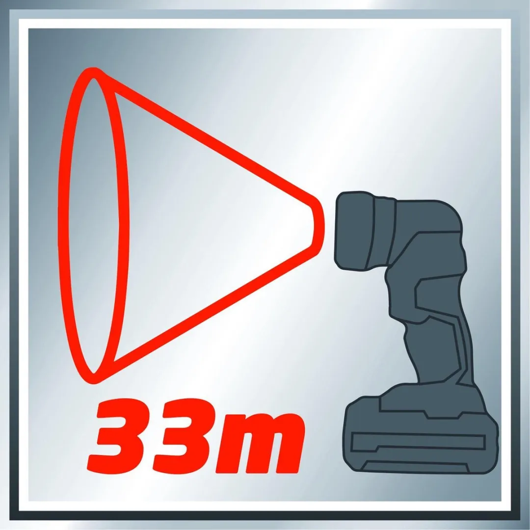 Einhell Accu Lamp TE-CL 18 Li H Solo - 18V - 280 Lumen - Rood/Zwart