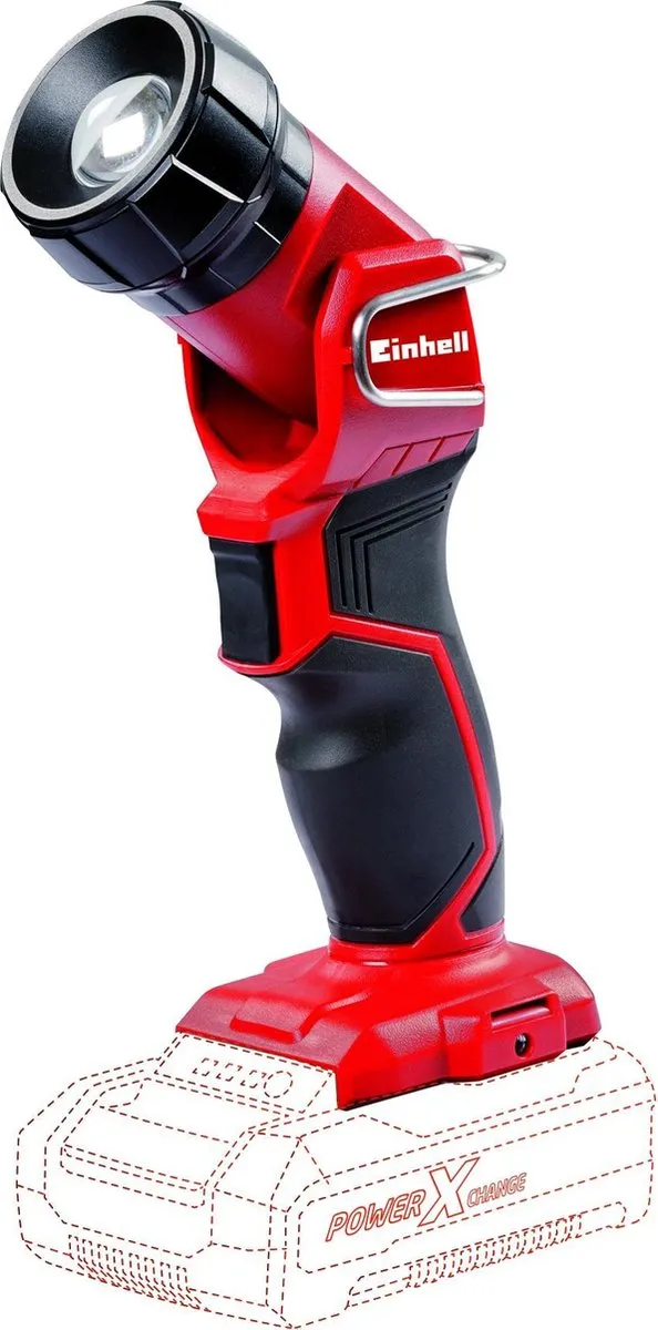 Einhell Accu Lamp TE-CL 18 Li H Solo - 18V - 280 Lumen - Rood/Zwart