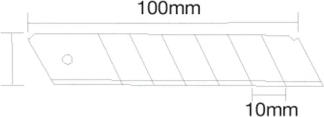 Silverline Afbreekmesjes 11-delig - 10 Stuks