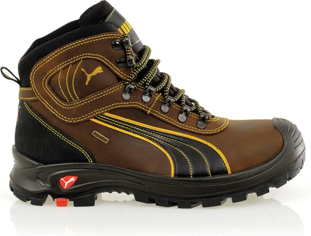 PUMA 63022 Veiligheidsschoenen Kruipneus S3 - Maat 41 - Bruin