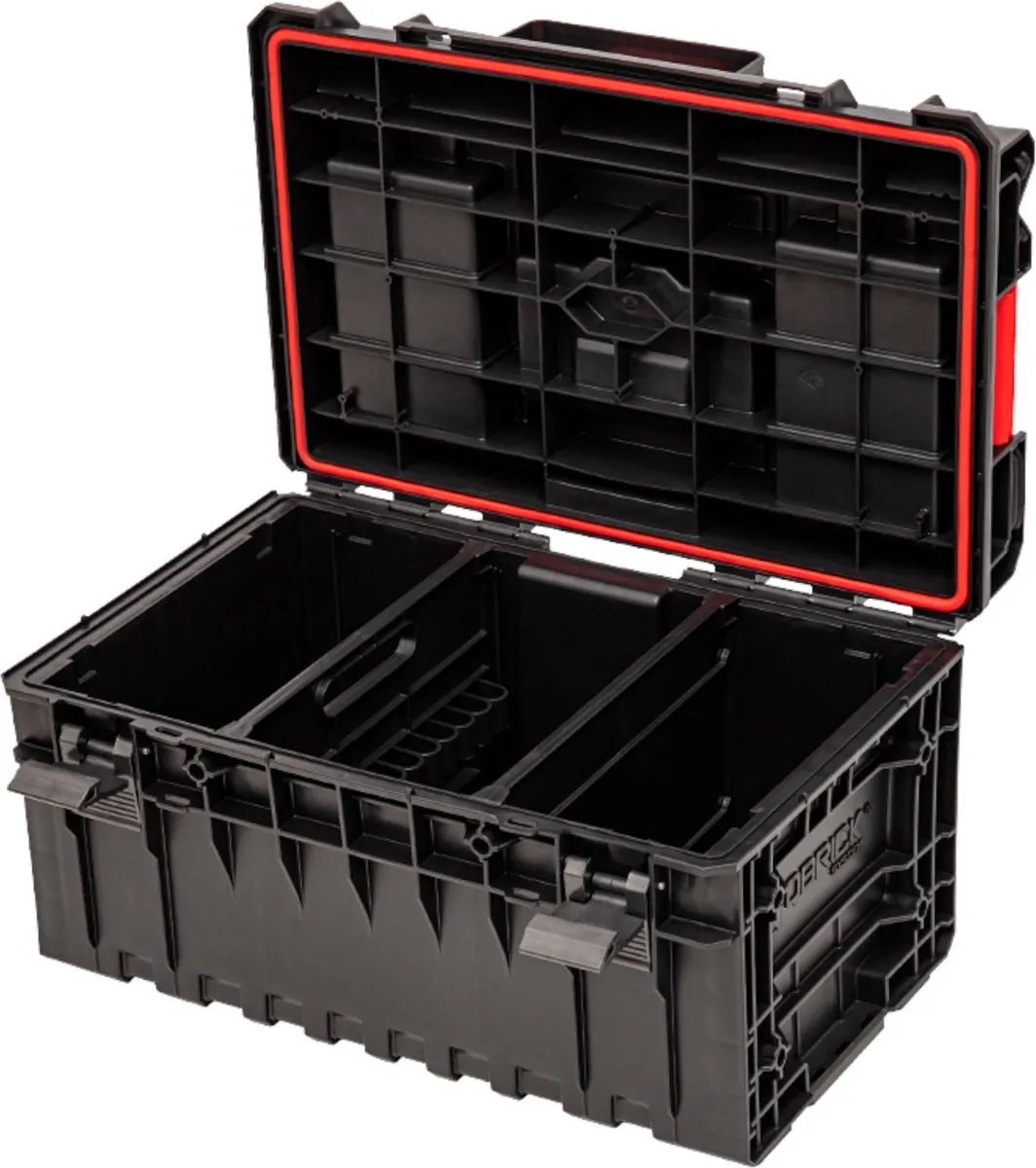 Toolbrothers RHINO XXL Gereedschapskoffer L - IP66 - Rood/Zwart - afbeelding 5 van 5