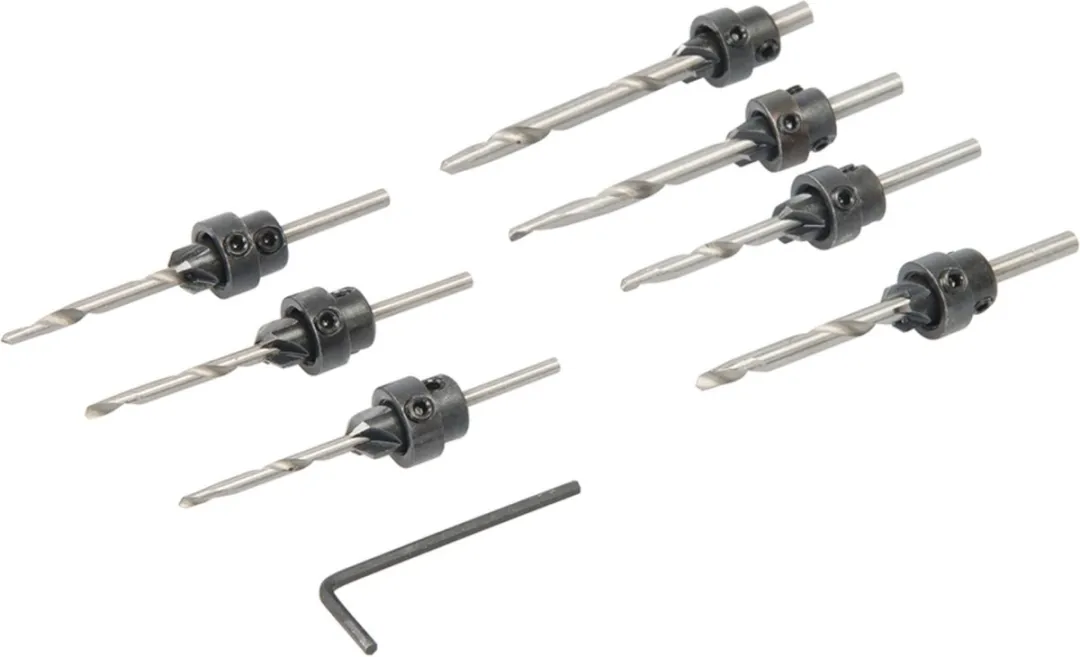Silverline Verzinkboor Set 3-6mm