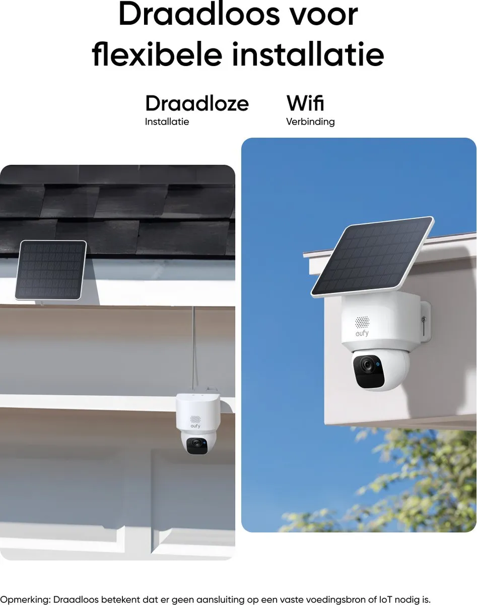 Eufy SoloCam E30 E8171321 2-Cam Kit - 2K PTZ - Wit