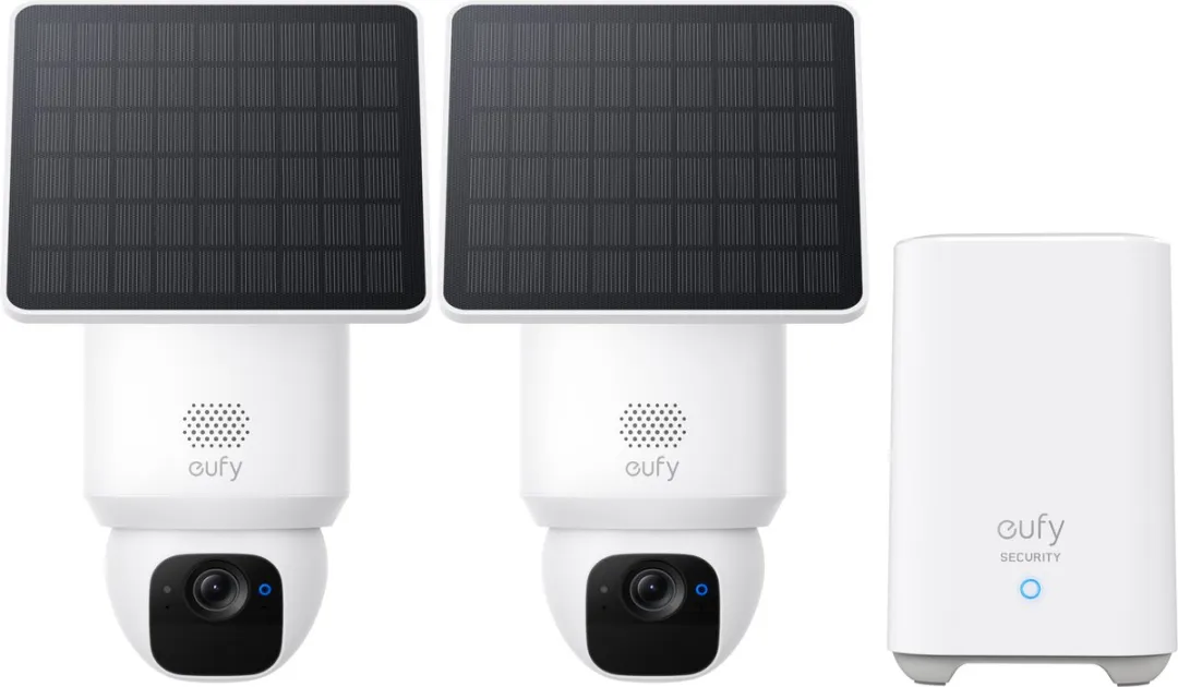 Eufy SoloCam E30 E8171321 2-Cam Kit - 2K PTZ - Wit