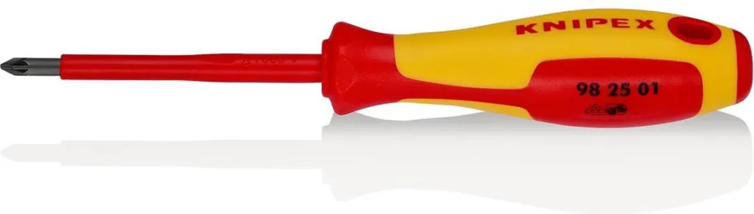 Knipex 98 25 01 Schroevendraaier PZ1 80mm - VDE