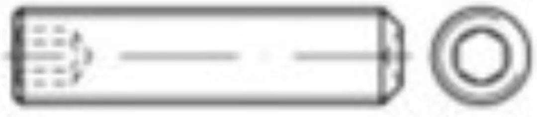 TOOLCRAFT 1063012 Draadpen M4 10mm RVS A4