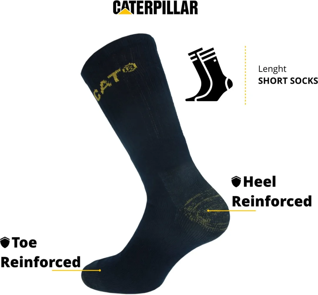 Caterpillar Premium Werksokken 6 Paar - Kuithoogte - Blauw