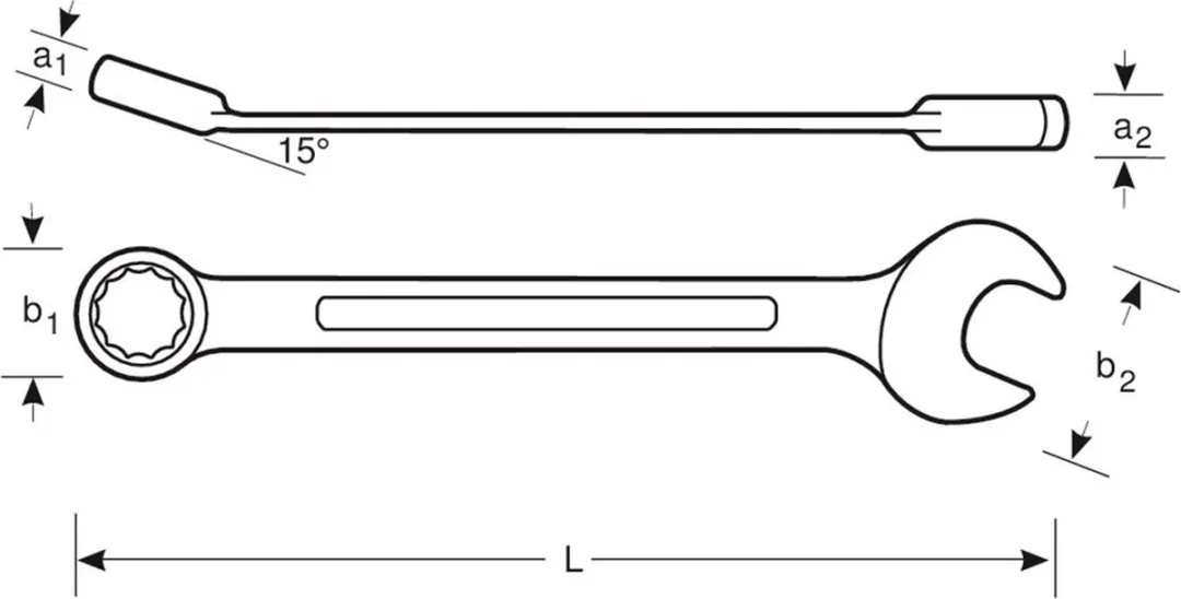 Bahco 1RM-17 Steek-/ringratelsleutel 17mm