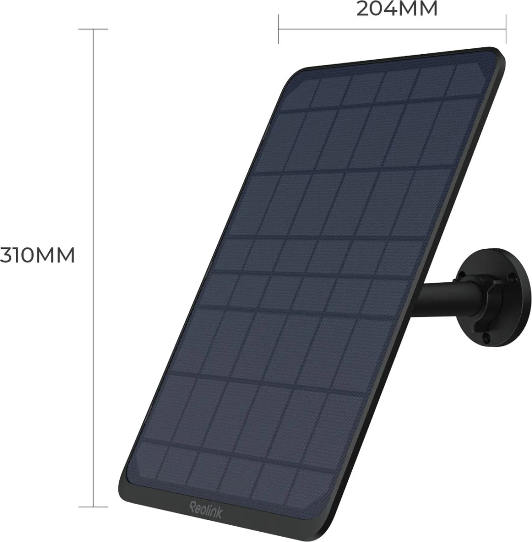 Reolink 12W Zonnepaneel - Zwart