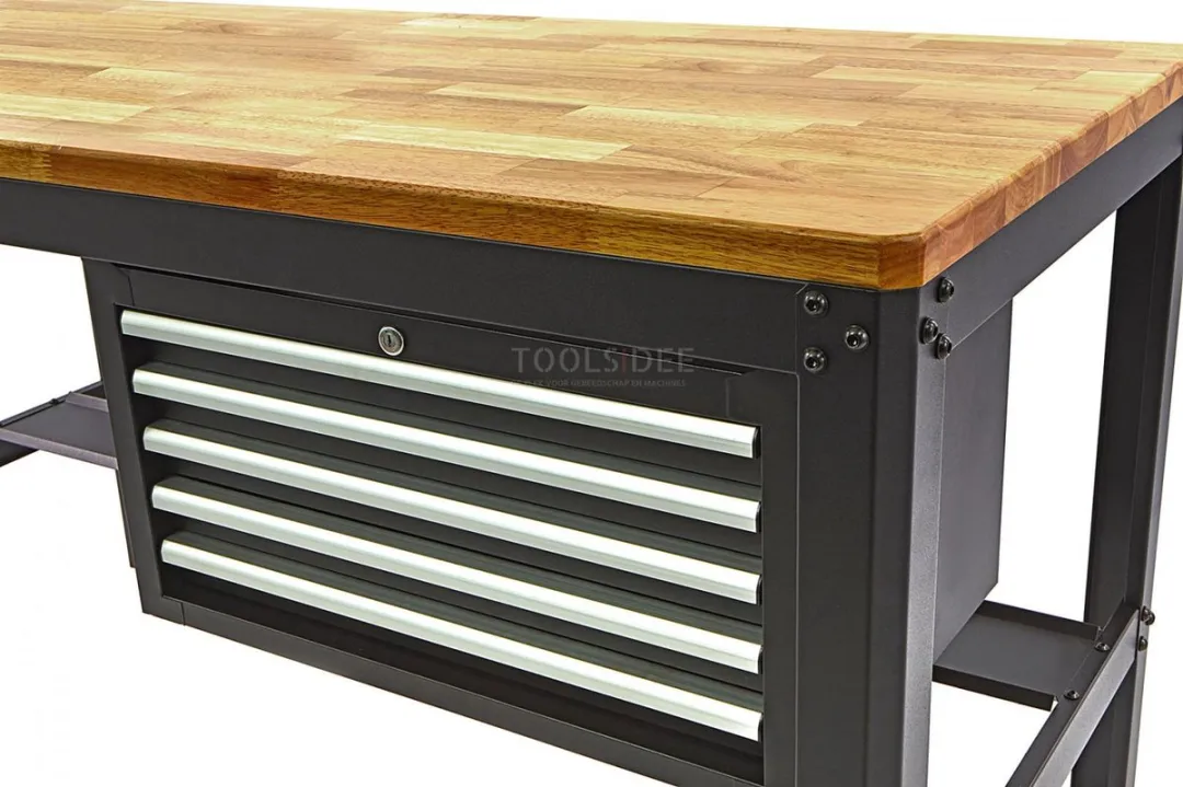 HBM K 8819 Professionele Werkbank - 5 Laden - Zwart