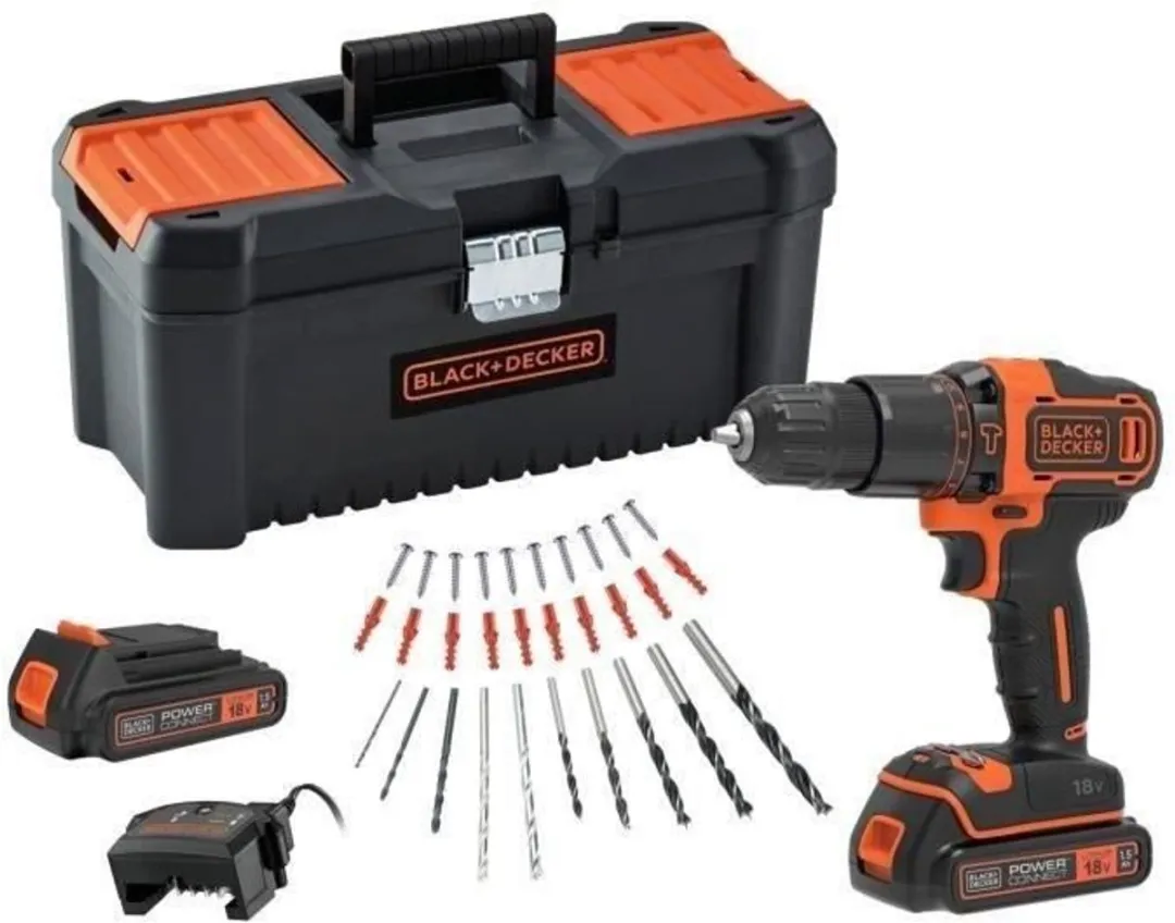 BLACK+DECKER BDCHD18C2TA-QW Klopboormachine