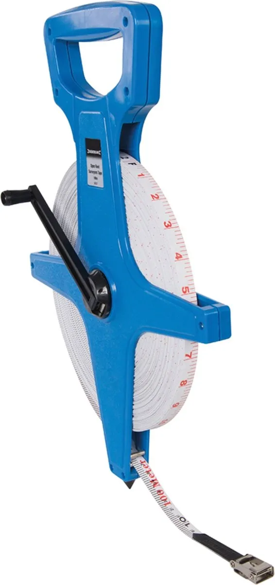 Silverline MT47 Landmeter - 100m x 13mm - Water- en krasbestendig