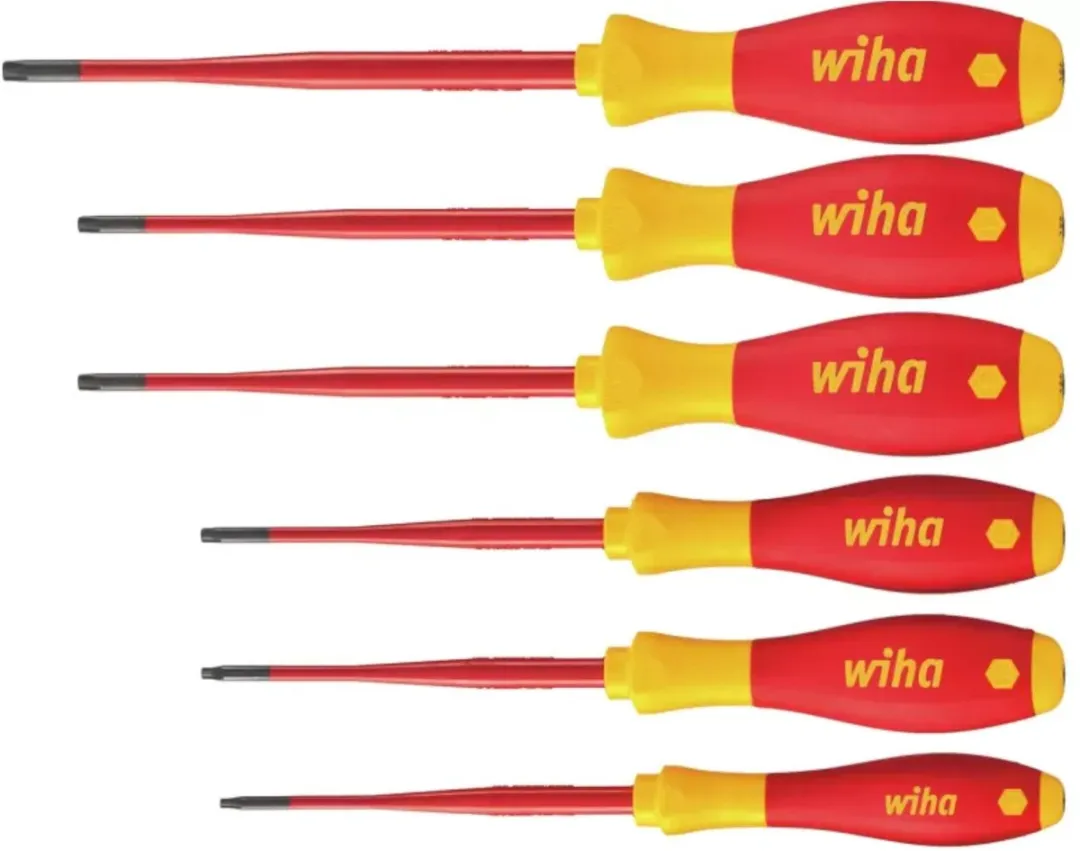 Wiha SoftFinish TORX Tamper Resistant Schroevendraaierset 6-delig - T9/T10/T15/T20/T25