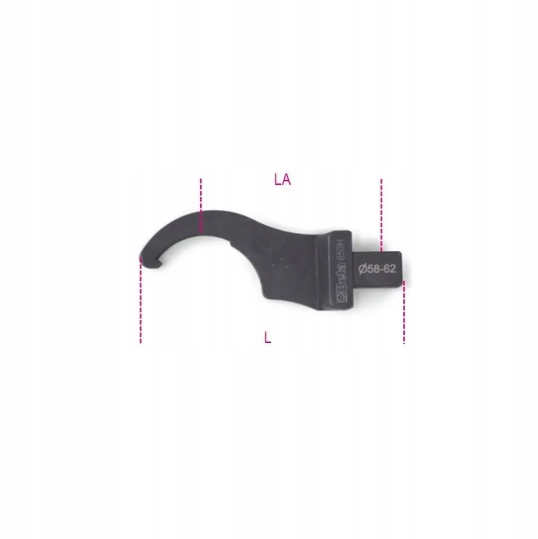 Beta Haakringsleutelkop 28-36mm 14x18mm Vierkant