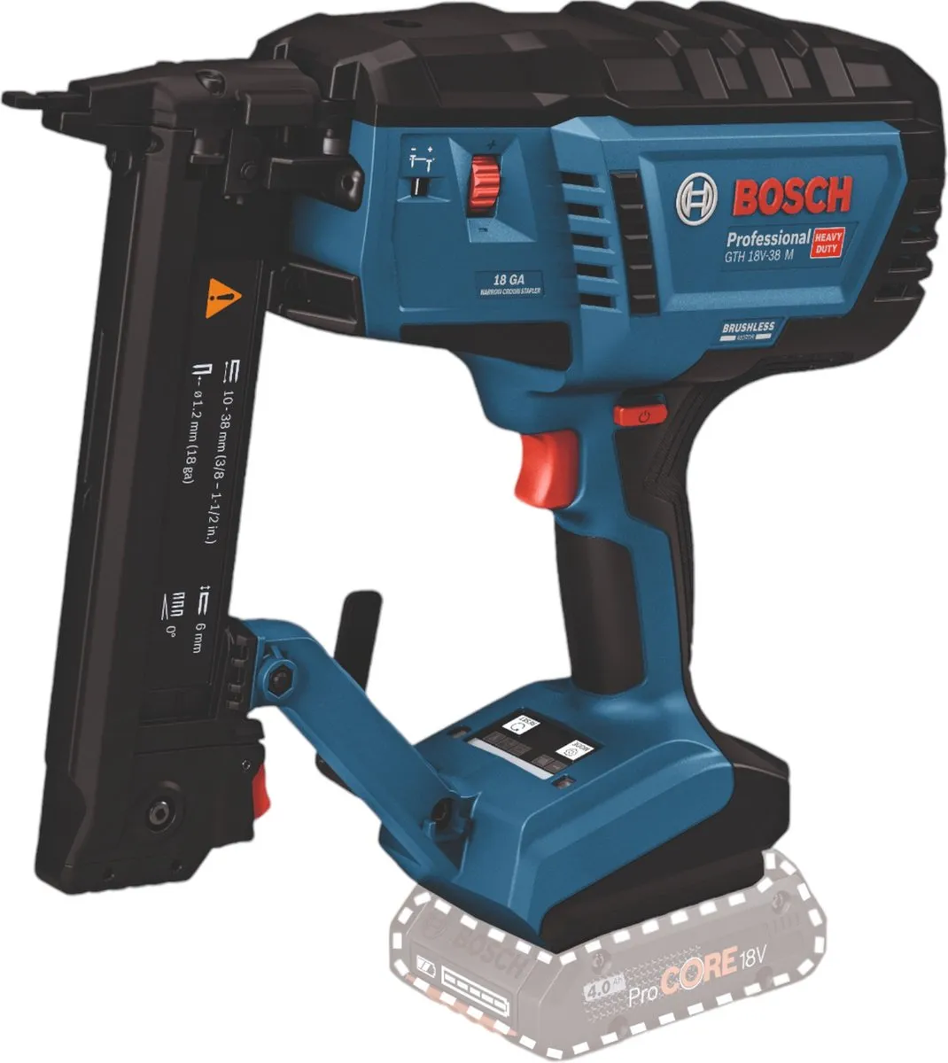 Bosch Professional GTH 18V-38 M Niettacker - 18V