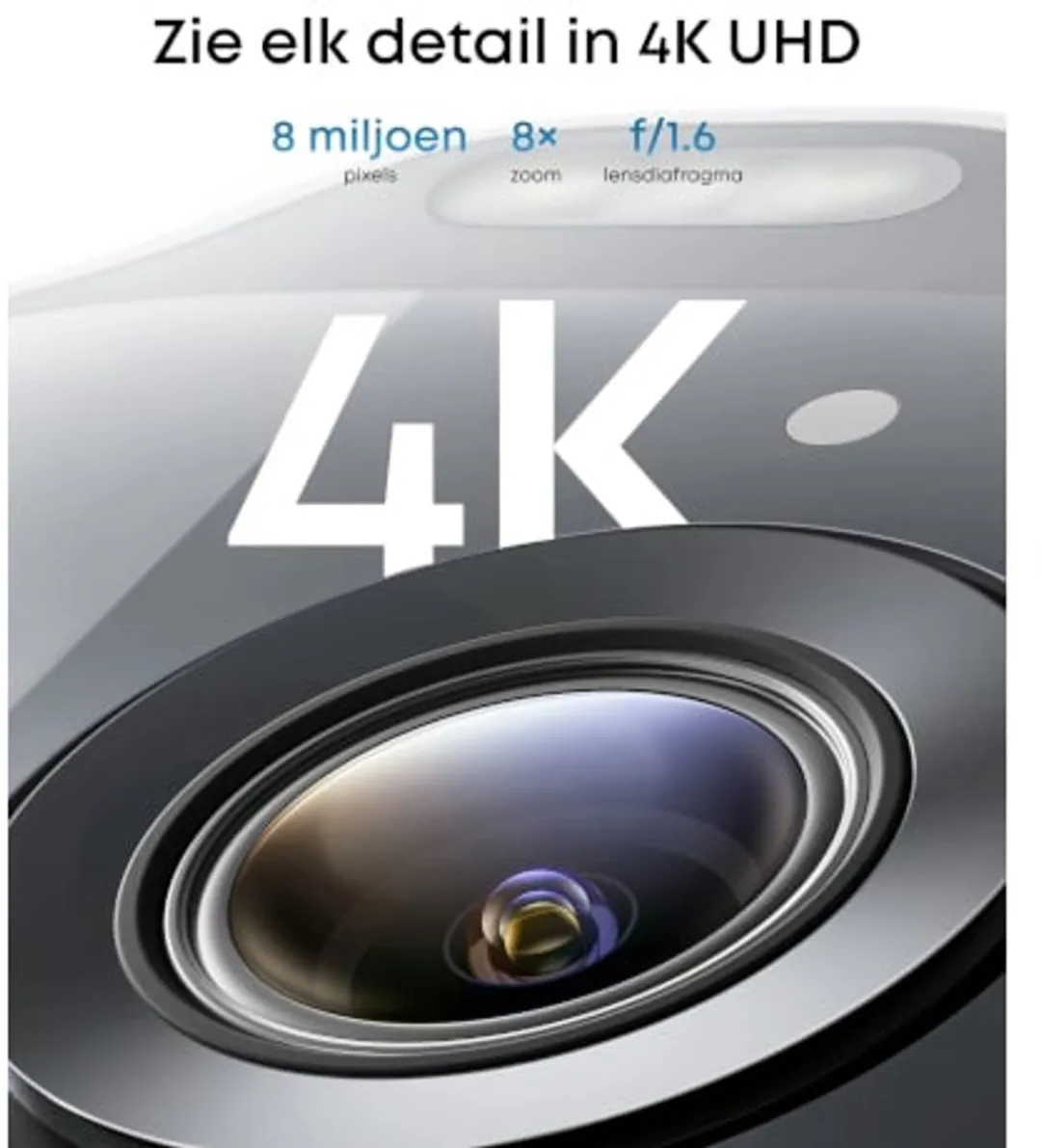 Eufy SoloCam E42 4-Cam Kit - 4K PTZ Outdoor - Wit
