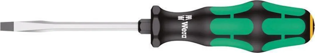 Wera 334 SK Schroevendraaier 9,0x1,6x150mm - SL 9 - Groen/Zwart