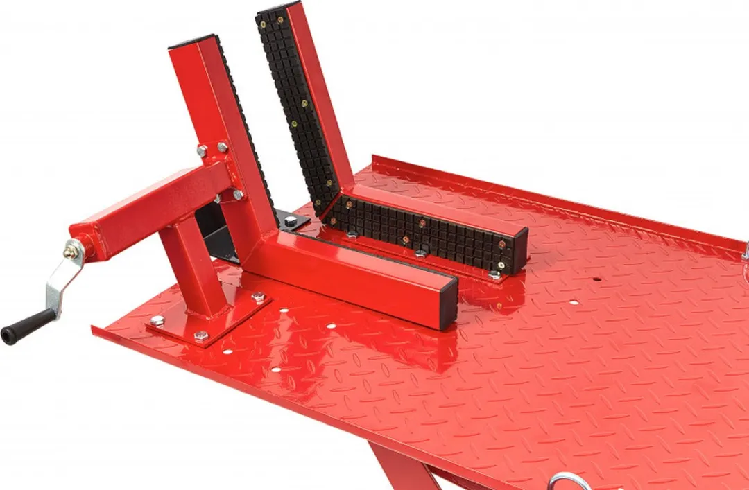 HBM 450kg Motorheftafel Hydraulisch Pneumatisch - Rood