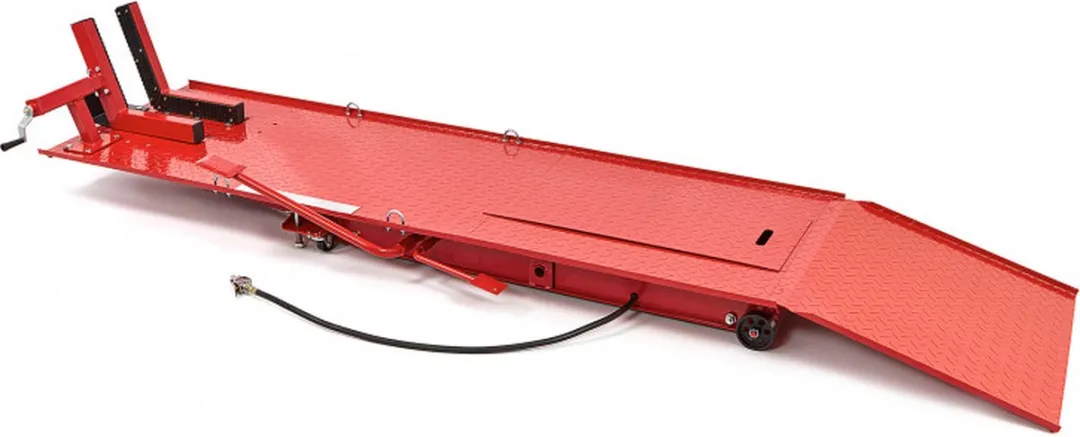 HBM 450kg Motorheftafel Hydraulisch Pneumatisch - Rood