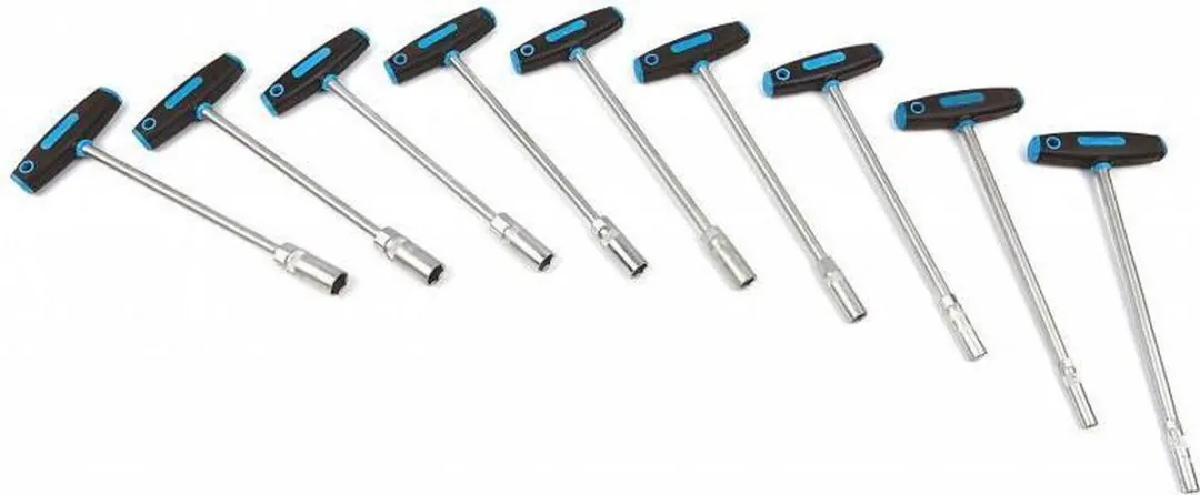 HBM Machines T-greep Dopsleutels 9-delig