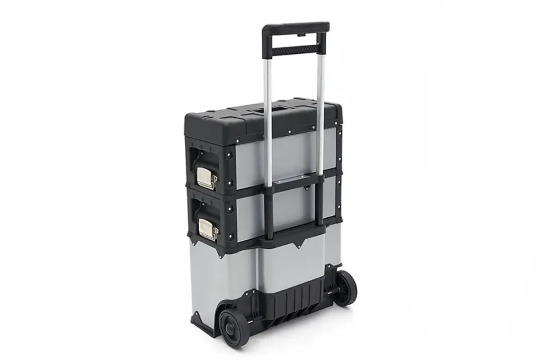 HBM H130492 Modulaire Verrijdbare Gereedschapskist - 3-delig - Zilver - afbeelding 6 van 6