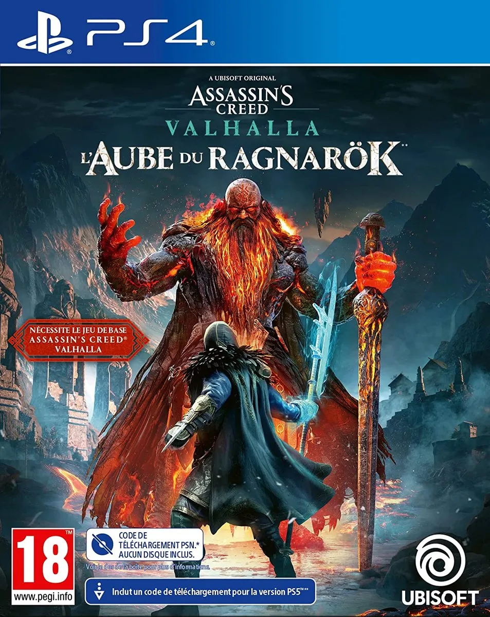 Ubisoft Assassin's Creed Valhalla Dawn of Ragnarök Code-in-a-box PS4