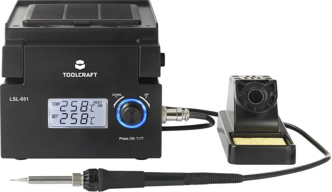 TOOLCRAFT LSL-951 Soldeerstation - 80W - 160-480°C