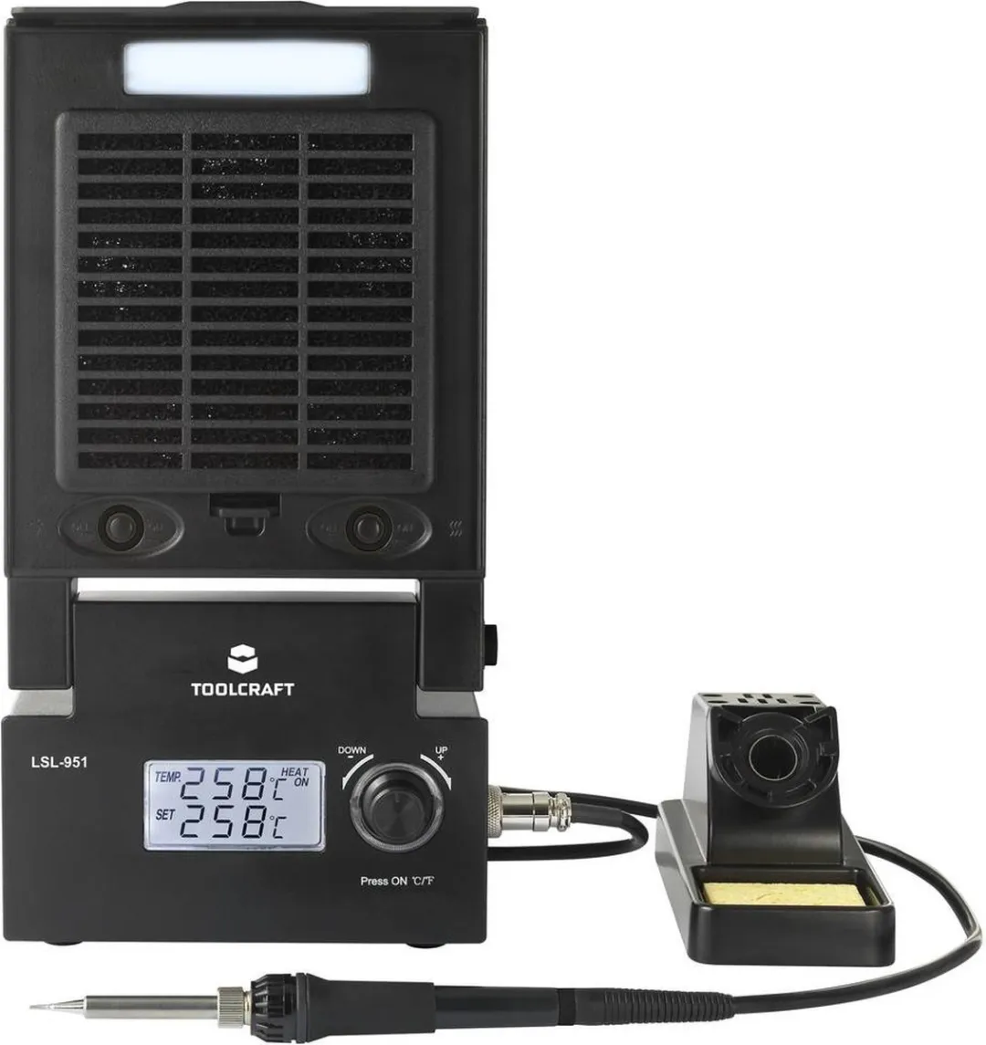 TOOLCRAFT LSL-951 Soldeerstation - 80W - 160-480°C