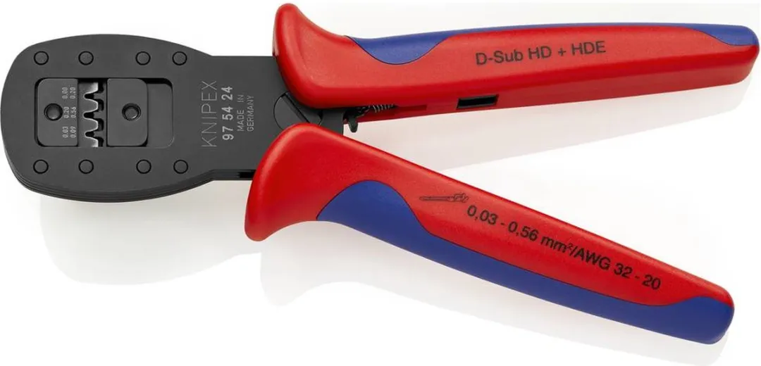 Knipex 97 54 24 Krimphefboomtang voor D-substekkers