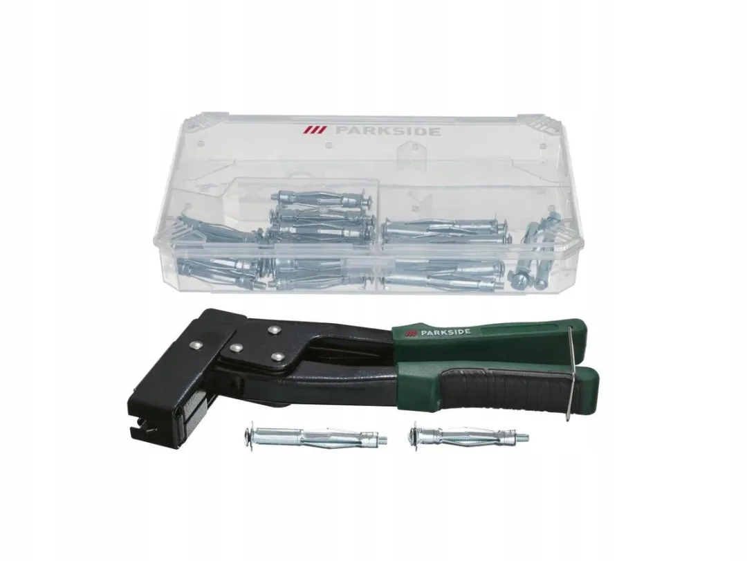 PARKSIDE Stalen Pluggenklem & Pluggen Set - 31-delig - Groen/Zilver/Zwart - afbeelding 2 van 2