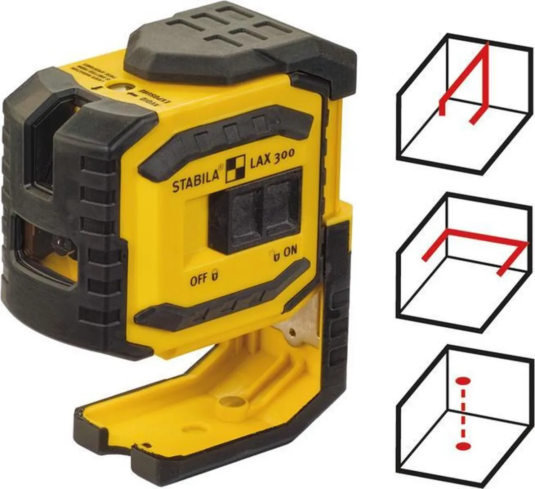 Stabila LAX300 Zelfnivellerende Kruislijnlaser - Rood - afbeelding 6 van 6