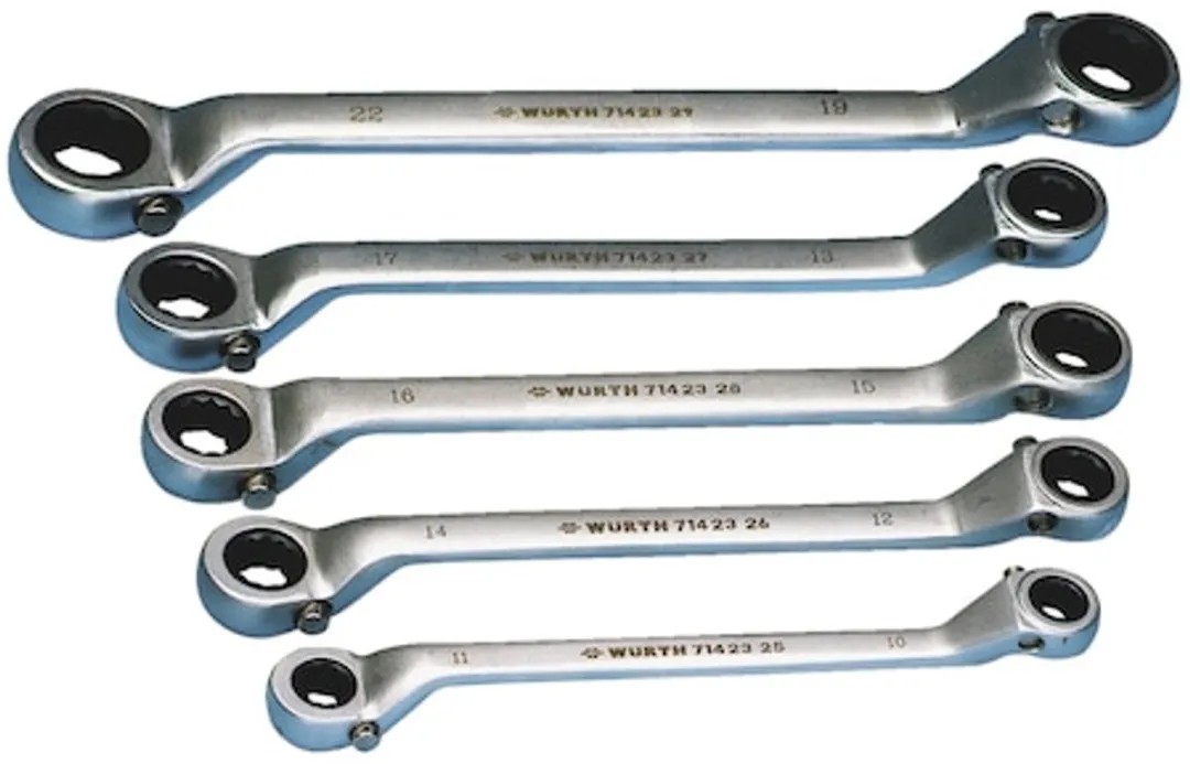Würth Set Ringratelsleutels 5-delig 10-22mm