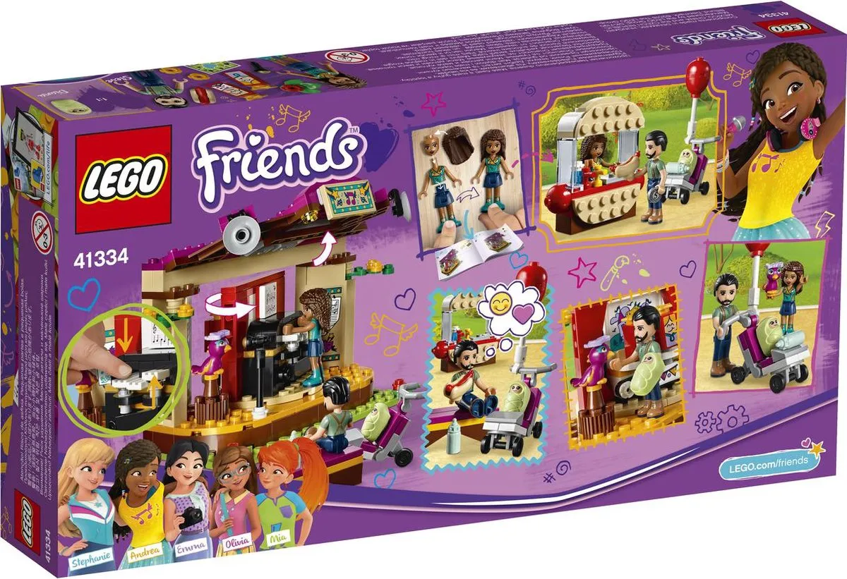 LEGO Friends Andrea's Parkprestaties 41334 - 229 Stukken - Multikleur